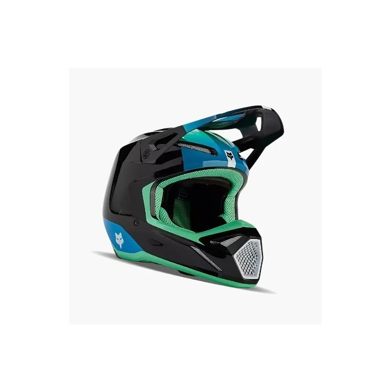 Casco FOX V1 Ballast Black/Blue 2024 31373-013