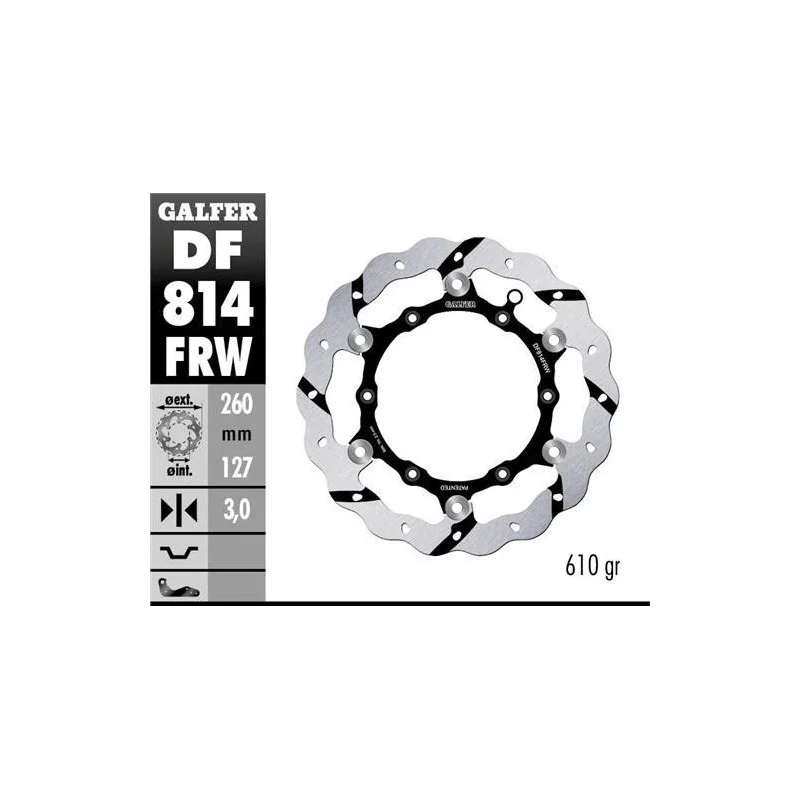 Front floating brake disc Galfer 260mm | Beta RR RX Xtrainer DF814FRW Galfer Brake Disc