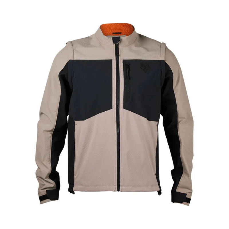 Enduro Jacket FOX Ranger Softshell taupe 31331-235 Fox Dual-Enduro-Off-Road Motorcycle Jackets and Pants