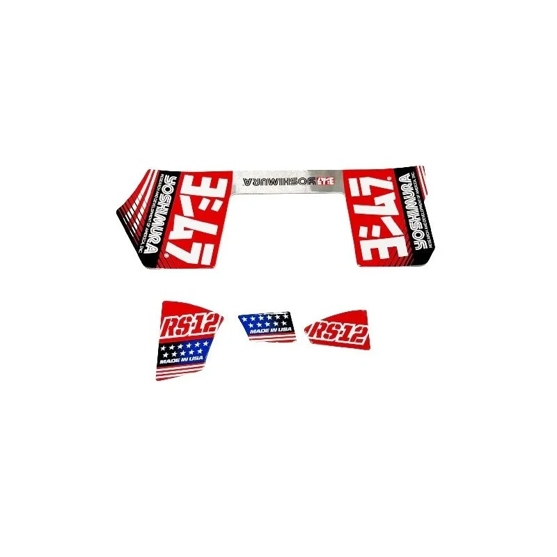 Yoshimura Decal set RS12 2024 RS12-NB010 Yoshimura Exhaust (Parts & Accessories)