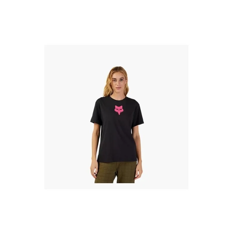 T-Shirt FOX Head Donna Black|Pink 31850-285