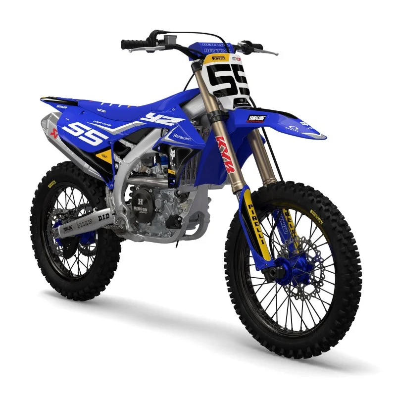 Kit Autocollants Yamaha RACER Bleu   Wob Design