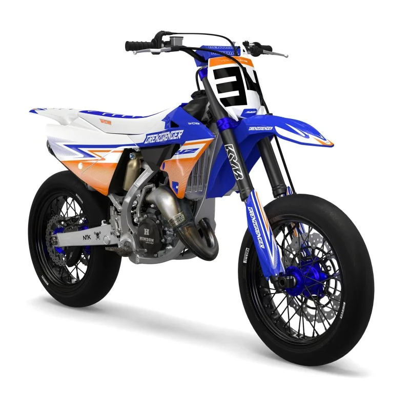 Graphics kit Yamaha GRENZ WHITE WDYAYZGREWH WOB DESIGN YAMAHA