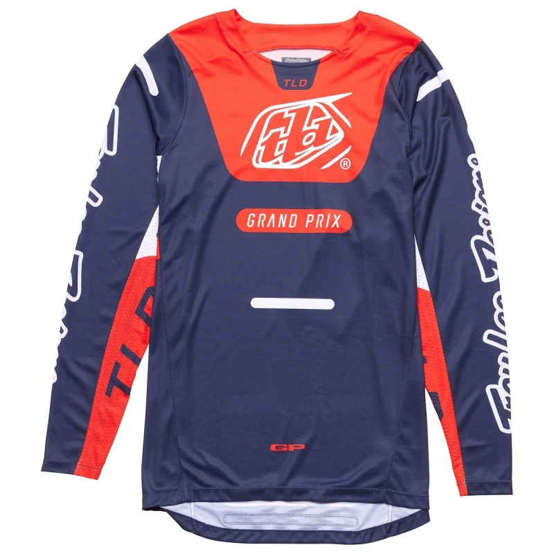 Jersey Youth Troy Lee Designs GP PRO Blends Navy Orange 37902701 Troy lee Designs Kids Clothing Motocross Gear