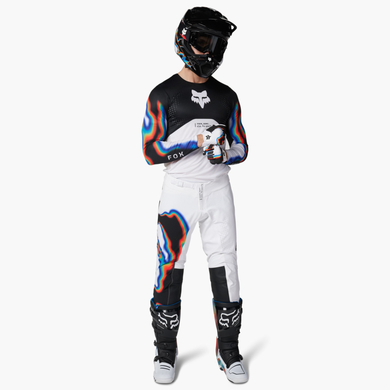 Gear Set FOX Flexair Scans White Black Limited 32048-058+32075-058 Fox Combo Jersey & Pant Motocross/Enduro