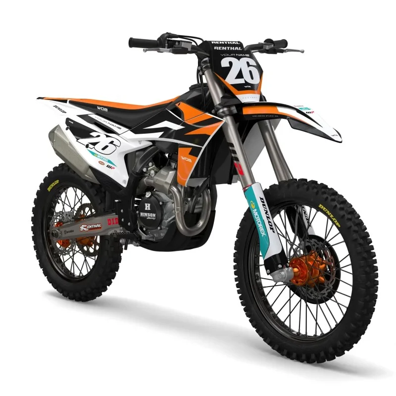 Graphics Kit KTM "Reply White" WOBGKKTMRWH WOB DESIGN KTM