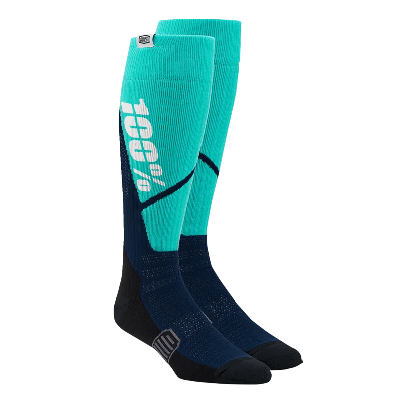 Calze 100% Torque Black/Cyan/Navy 3431076