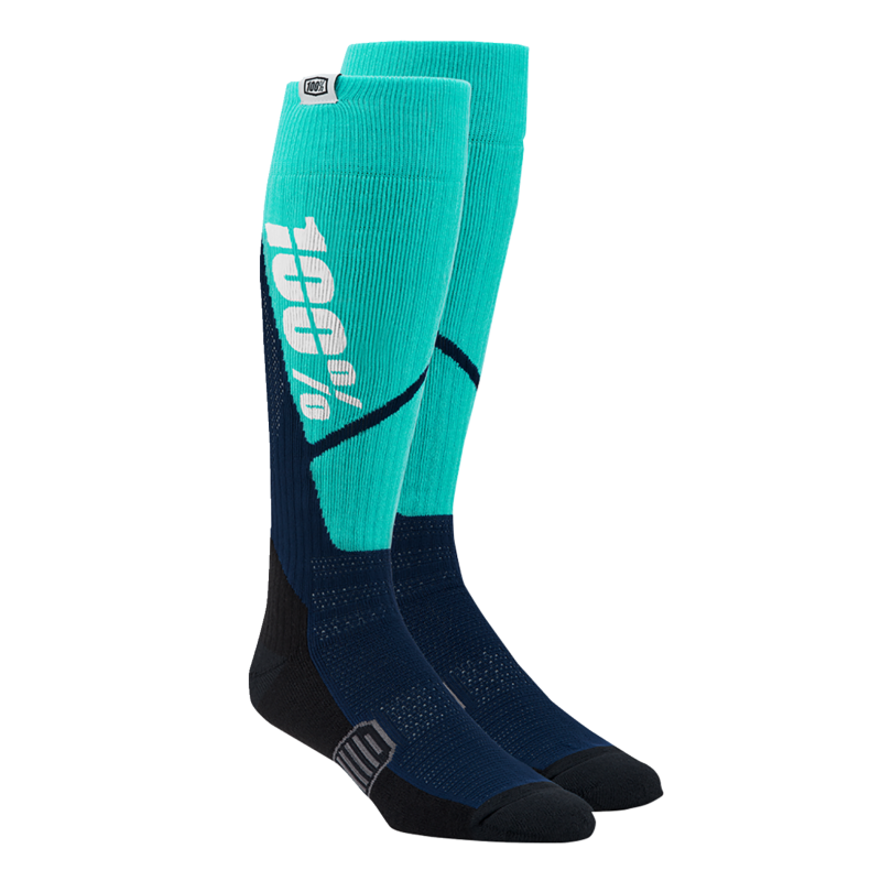 Calze 100% Torque Black/Cyan/Navy 100%