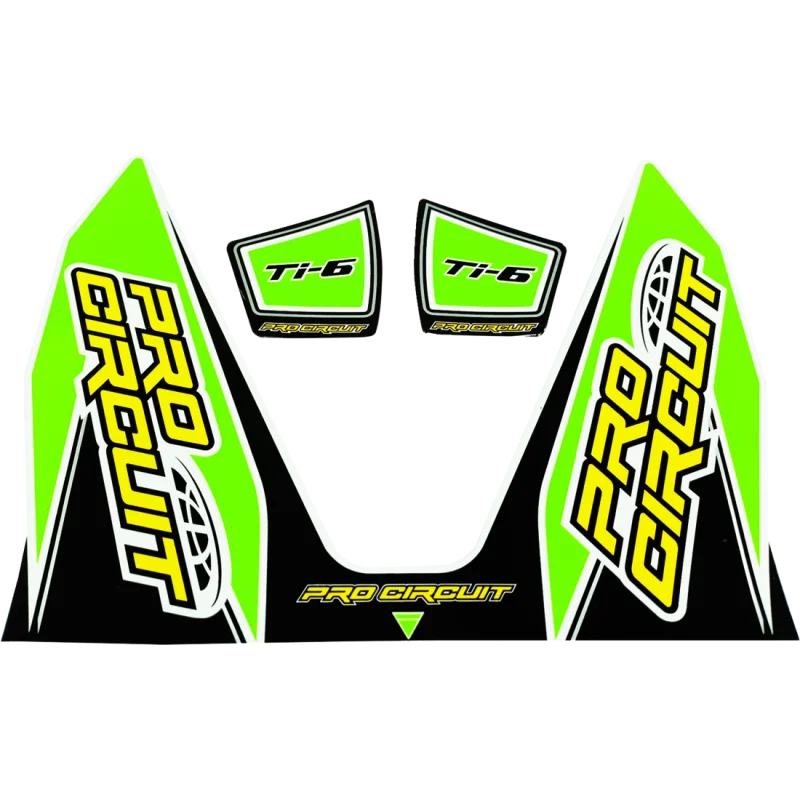 Pro Circuit Decal TI6 Green 18602276 Pro Circuit  Exhaust (Parts & Accessories)