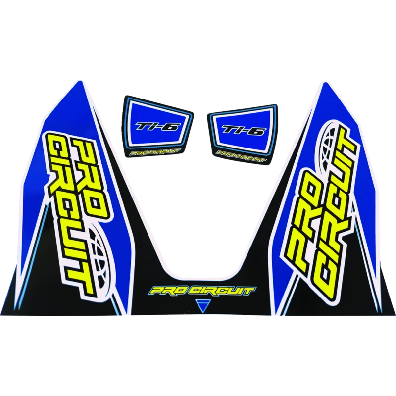 Pro Circuit Decal TI6 Blue 18602274 Pro Circuit  Exhaust (Parts & Accessories)