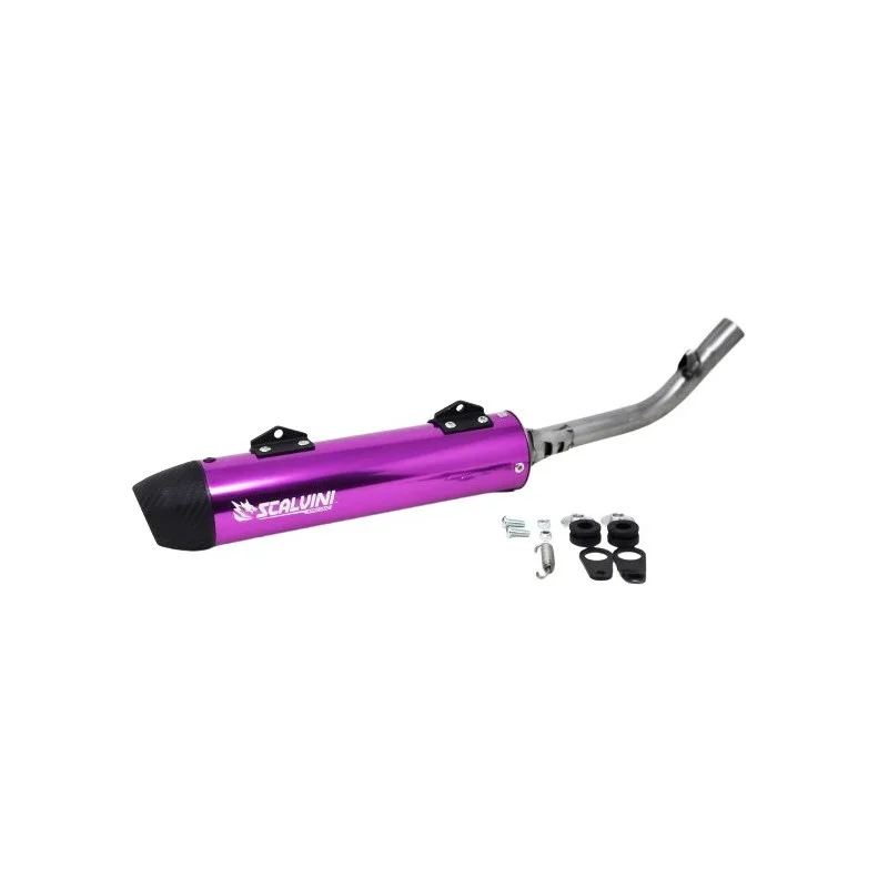 Silencer Scalvini "purple" | KTM SX 125 23+ Husqvarna TC 125 23+ GasGas MC 125 24+ 02.0504012366 Scalvini Exhaust Pipe & Sile...