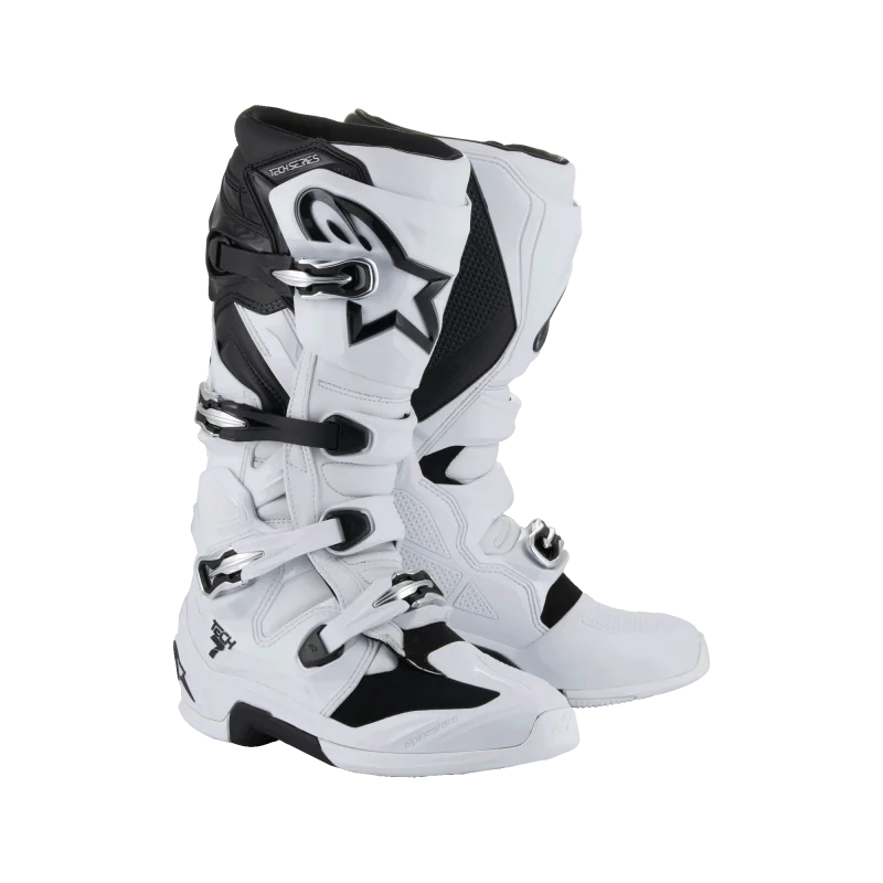 Bottes Cross Alpinestars Tech 7 2025  "blanc noir" Alpinestars