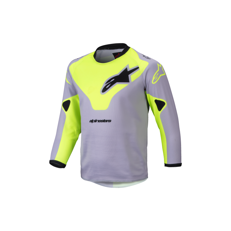 Maglia Alpinestars Kids Racer Veil "grigio giallo fluo" 9730125-9157