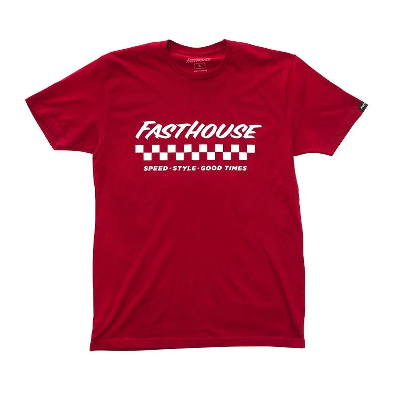 T-shirt Fasthouse APEX 24.1 SS Rouge Cardinal 100017-40