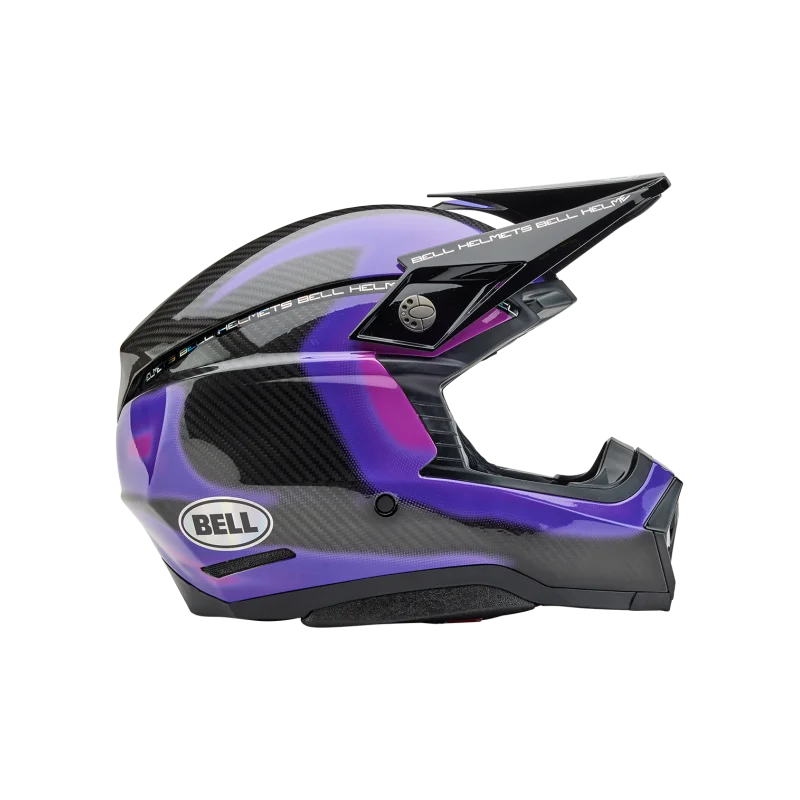 BELL Moto-10 Spherical FLARE Helmet Purple 716372 Bell Motocross Helmets