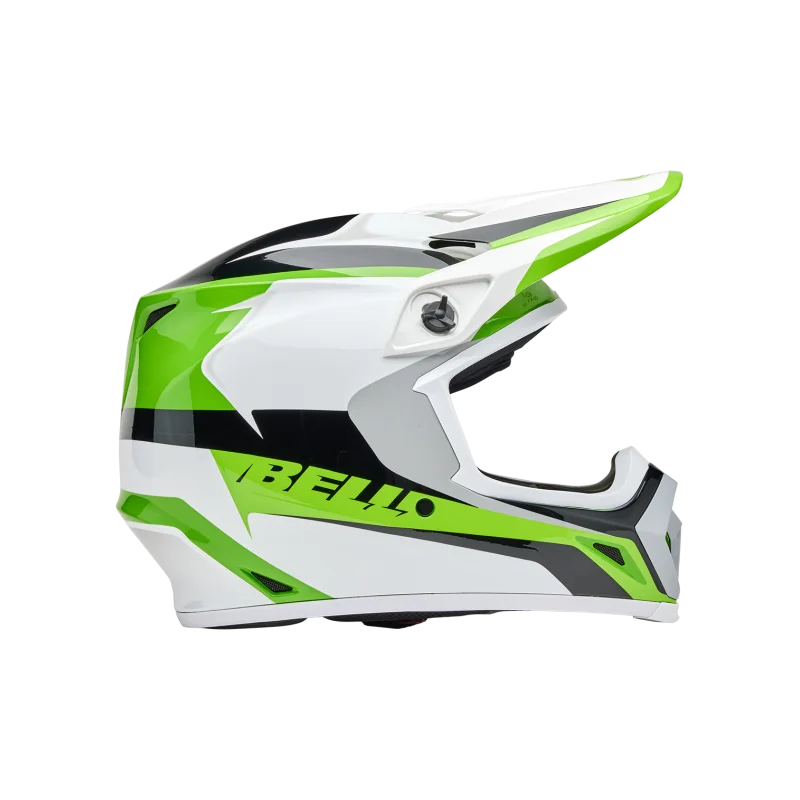 Helmet BELL MX-9 MIPS RIFT Green/White 716386 Bell Motocross Helmets