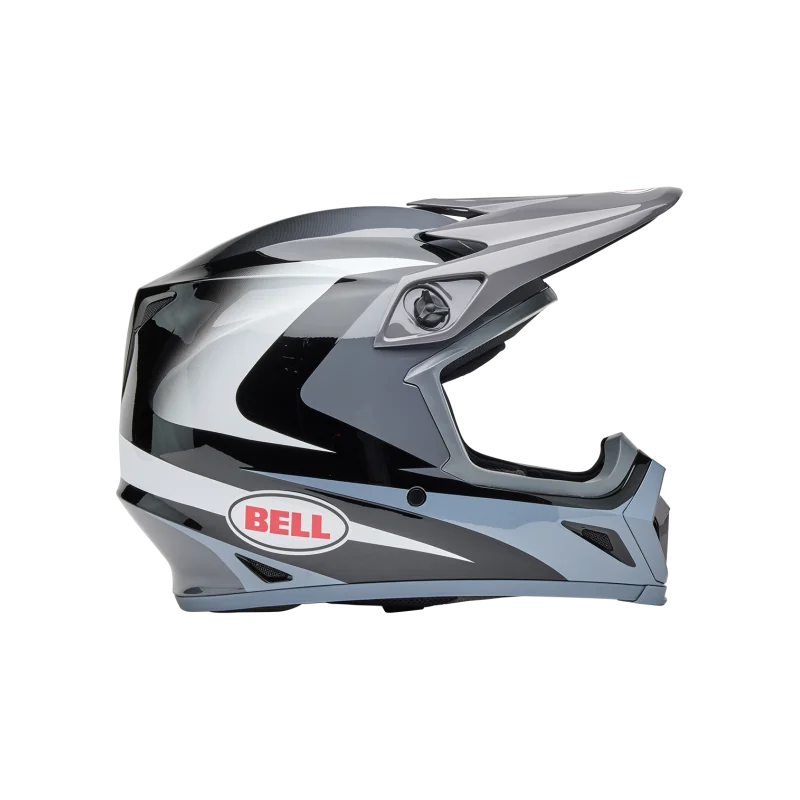 BELL MX-9 MIPS 2025 JACKAL Helm Schwarz/Weiß 716389