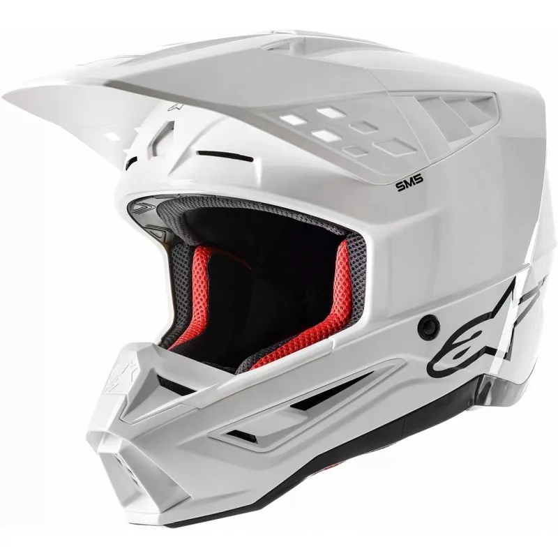 Casco Alpinestars SM5 Solid White 8303023-2180