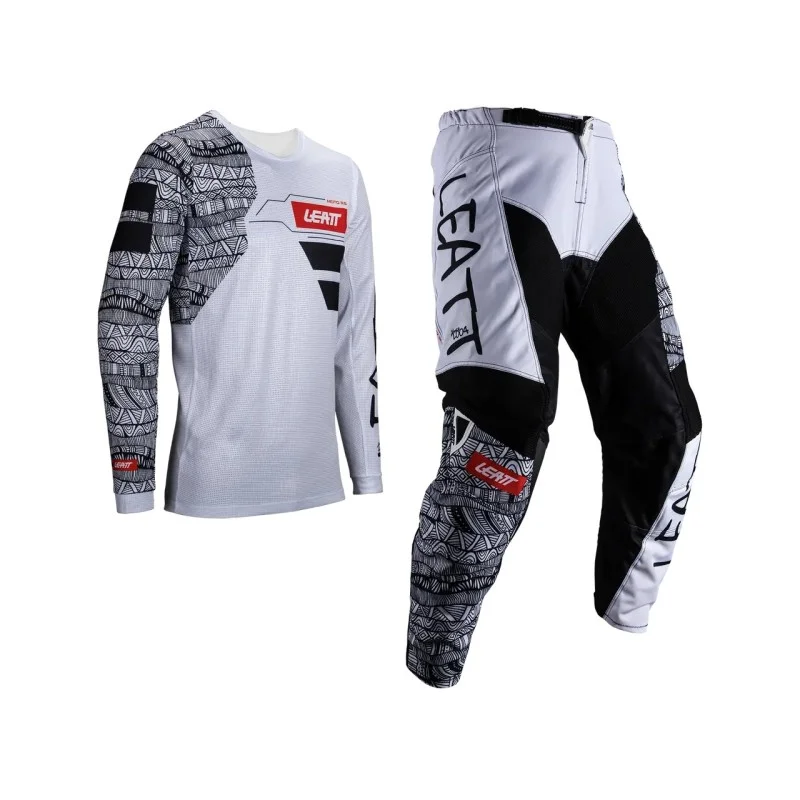 Ride Kit Leatt 3.5 white 502530082 Leatt Combo Jersey & Pant Motocross/Enduro