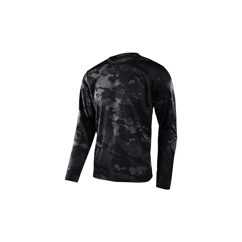 Maglia Troy Lee Design Flowline Ls Covert black