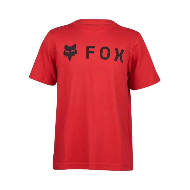 T-Shirt FOX Bambino Absolute SS tee rosso 31818-122