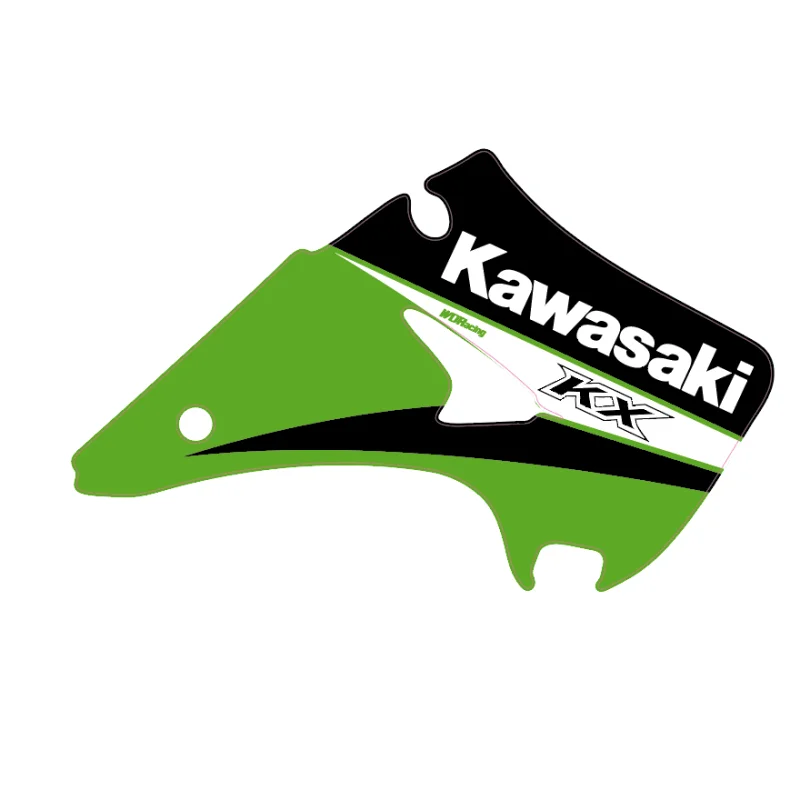 Kawasaki KX 125/250 2003-2008 Original-Nachbildung mit Fördergrafiken