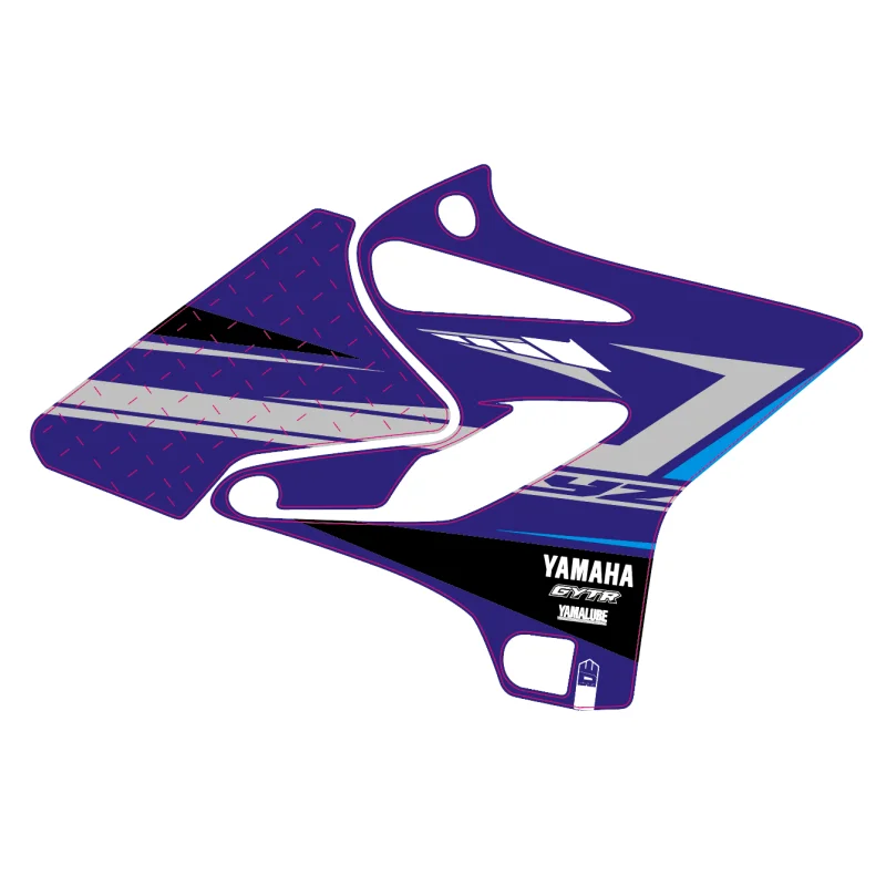 Yamaha YZ 125/250 2015-2021 original replica 20 radiator shrouds graphics YZOEM20 WD Graphics Shroud graphics