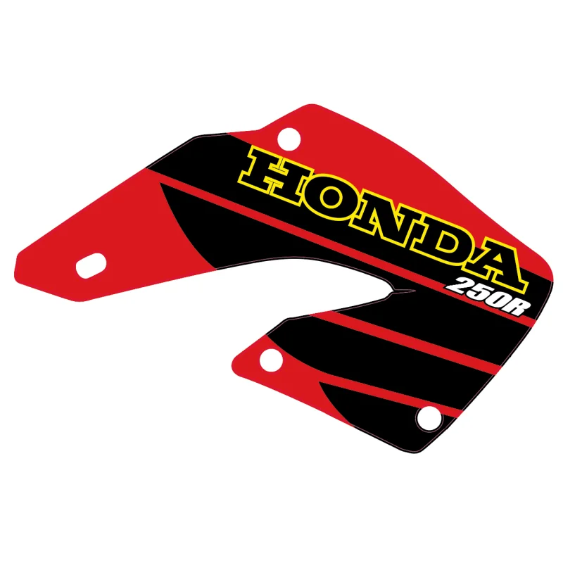 Honda CR 250 2000-2001 original replica radiator shrouds graphics CR250OEM00 WD Graphics Shroud graphics