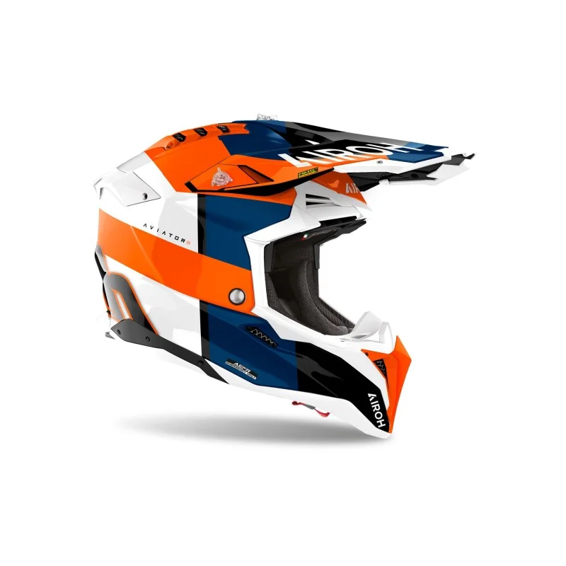 Casco Airoh Aviator 3 | Monarch orange gloss AV3M32