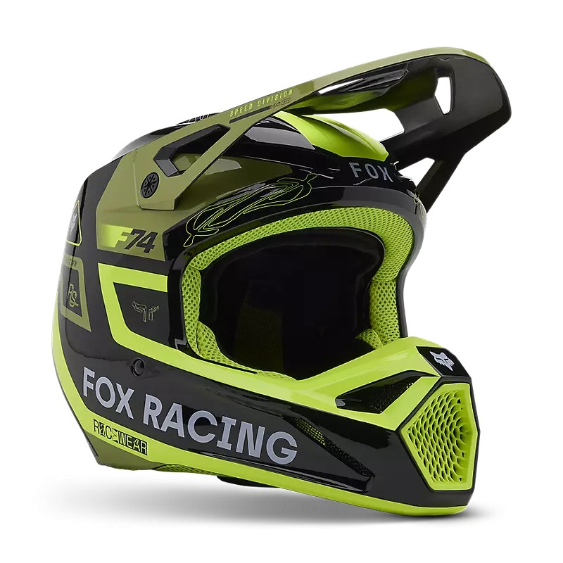 Casco FOX V1 Race Spec | Verde pallido 33000-275