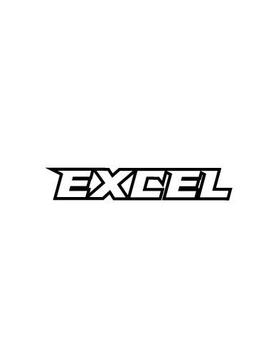 Decal Logo Excel 3 pz AdesivoExcel  Brand sticker
