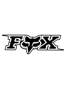 Adesivo Fox (Scritta) 3 pz AdesivoFox