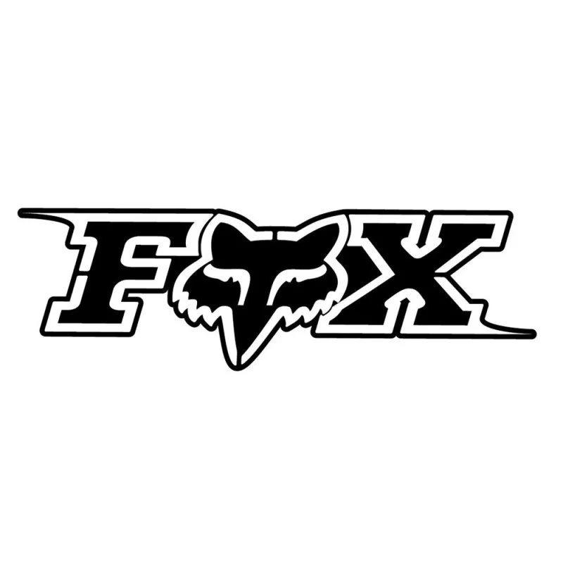 Decal Logo Fox (word) 3 pz AdesivoFox  Adesivi singoli (Loghi)