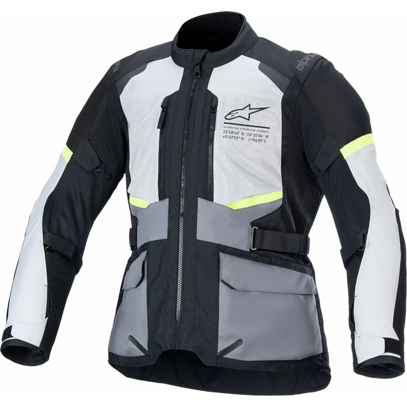 Alpinestars motorcycle Andes Air Drystar jacket|Ice Gy/Bk 3207924-9191 Alpinestars Motorcycle Jackets and Pants