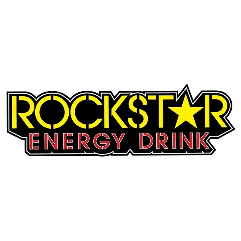 Adesivo Rockstar energy drink 3 pz AdesivoRockstardrink