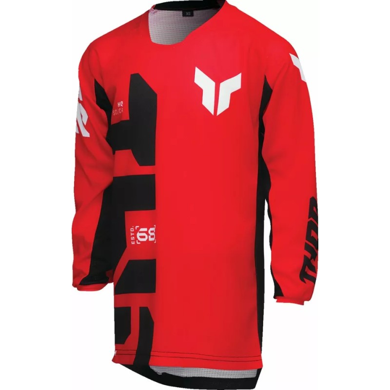 Jersey Thor Launch Forge Red 29122RD Thor Kids Clothing Motocross Gear