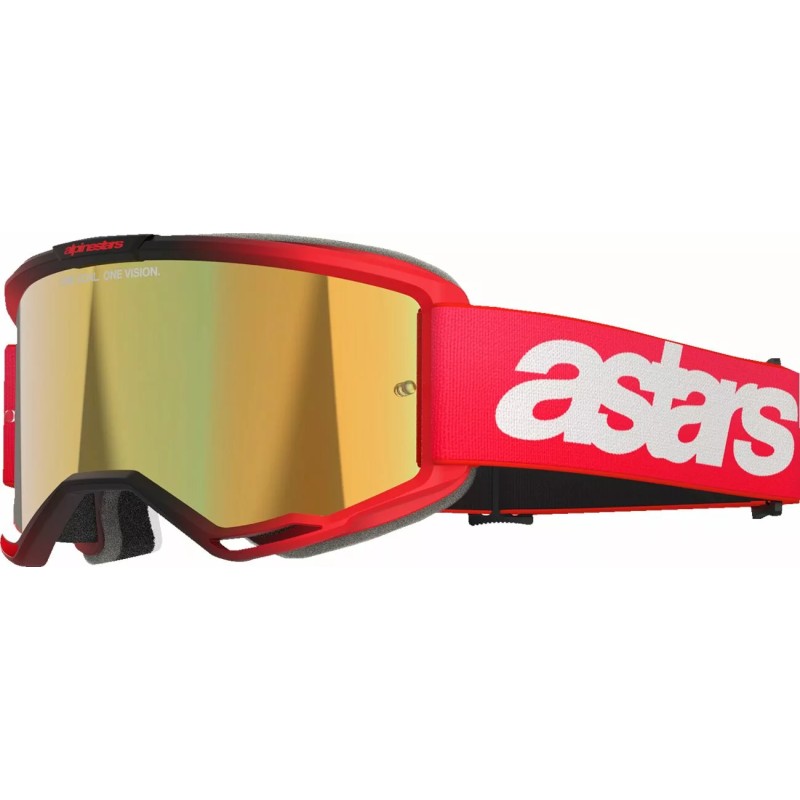 Mx Crossbrille Alpinestars Vision 5 Blaze red mirror gold