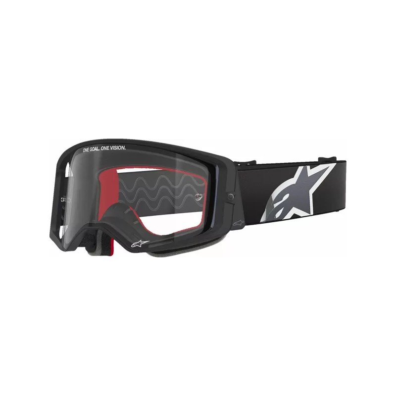 Maschera Motocross Alpinestars Supertech Corp Grigio/Clear 5100125-1507-OS