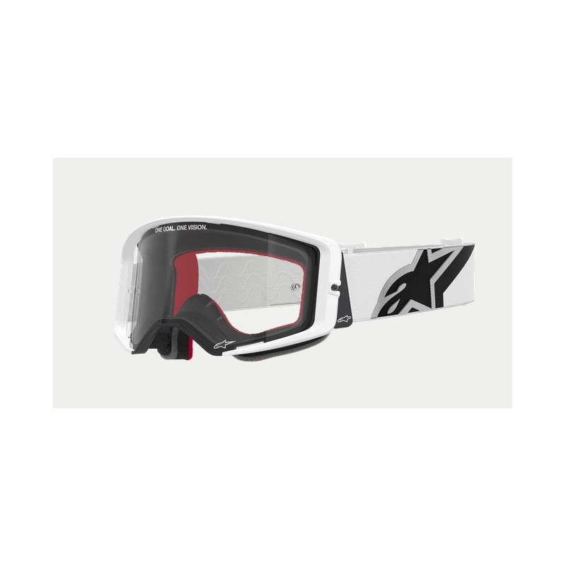 Motocross Masque Alpinestars Supertech Corp Blanc/Transparent