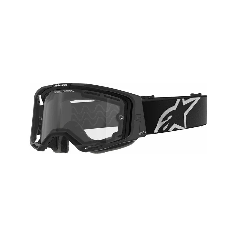 Masque Motocross Alpinestar Vision 8 Corp Noir | Écran Clair