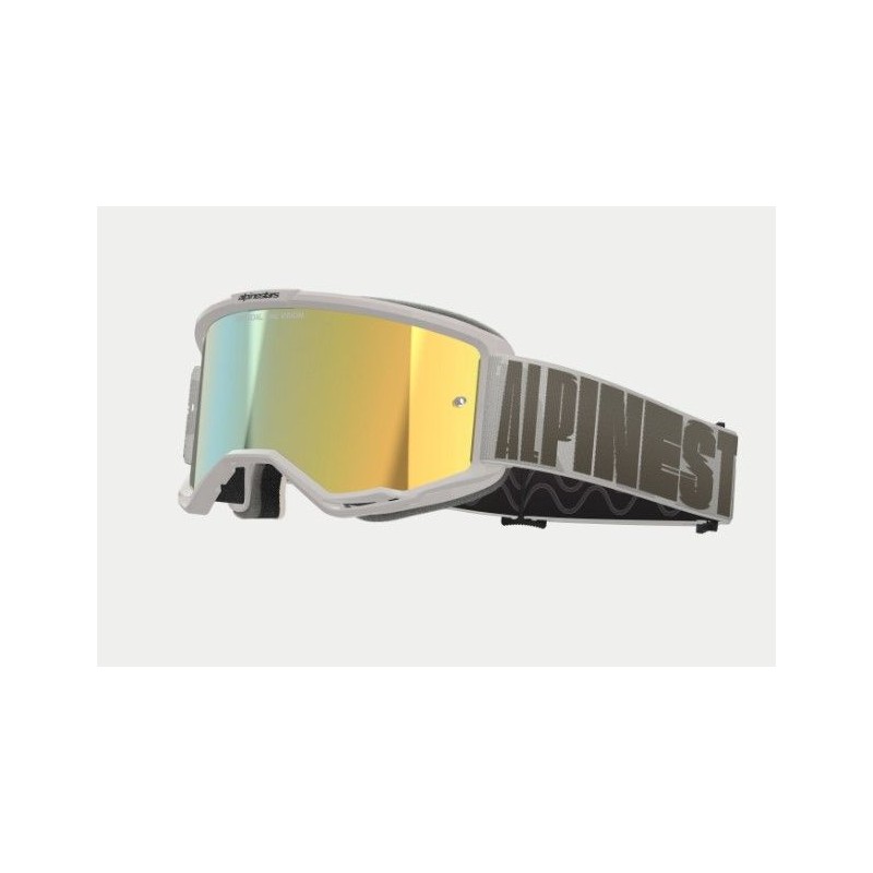 Masque Alpinestars Vision 5 Blaze Vent|Lentille miroir dorée