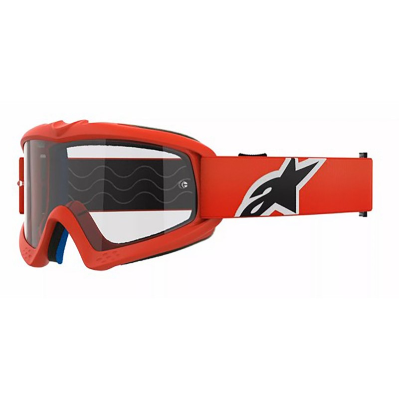 Alpinestar Vision Corp Schutzbrille für Jungen Orange| Klare Linse