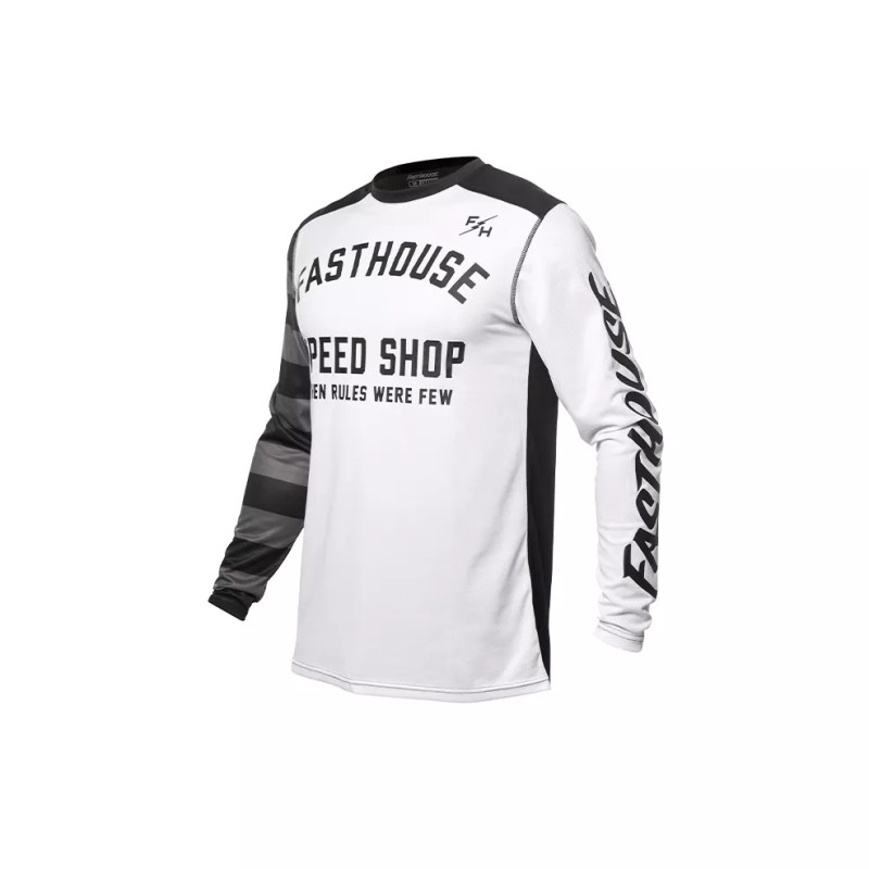 Jeunes Maillot Fasthouse Carbon 24.1 Eternal  Blanc/noir