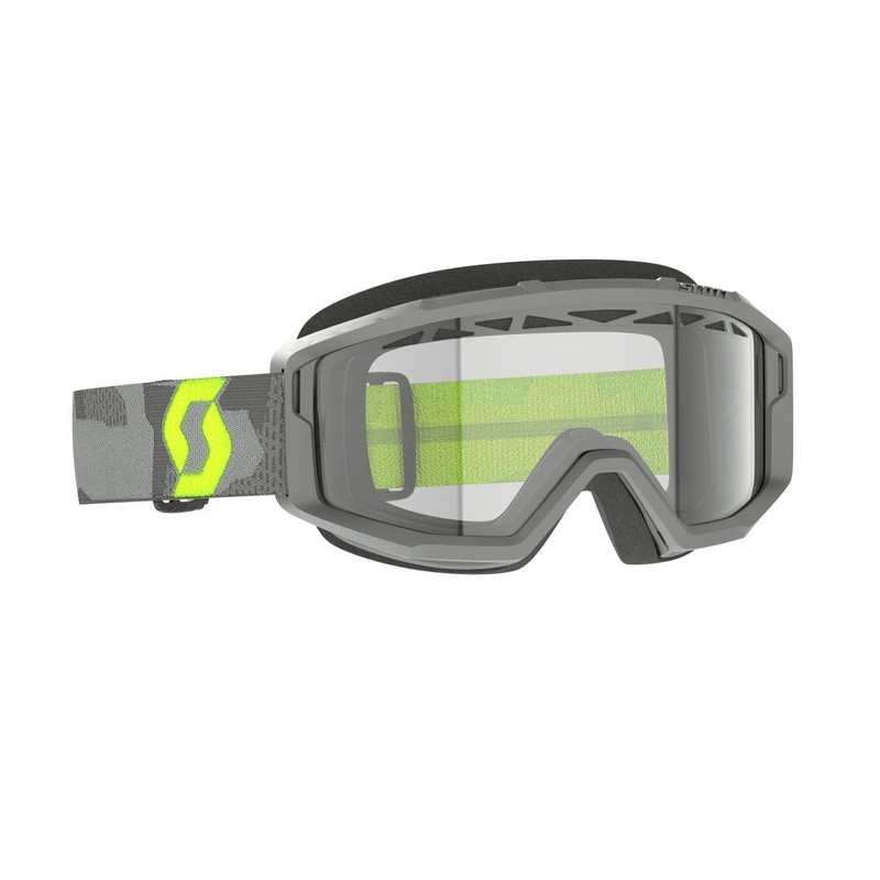 Crossbrille Scott Primal Endurograu/Fluogelb| Klare Linse