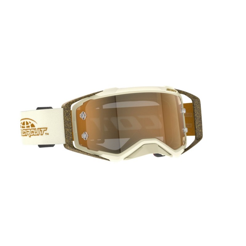 Crossbrille Scott Prospect PRO CIRCUIT Beige | Braune Spiegellinse