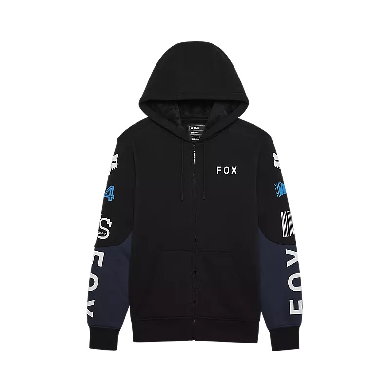 Sweat á Capuche Fox RS Blocked Sasquatch Zip | Noir