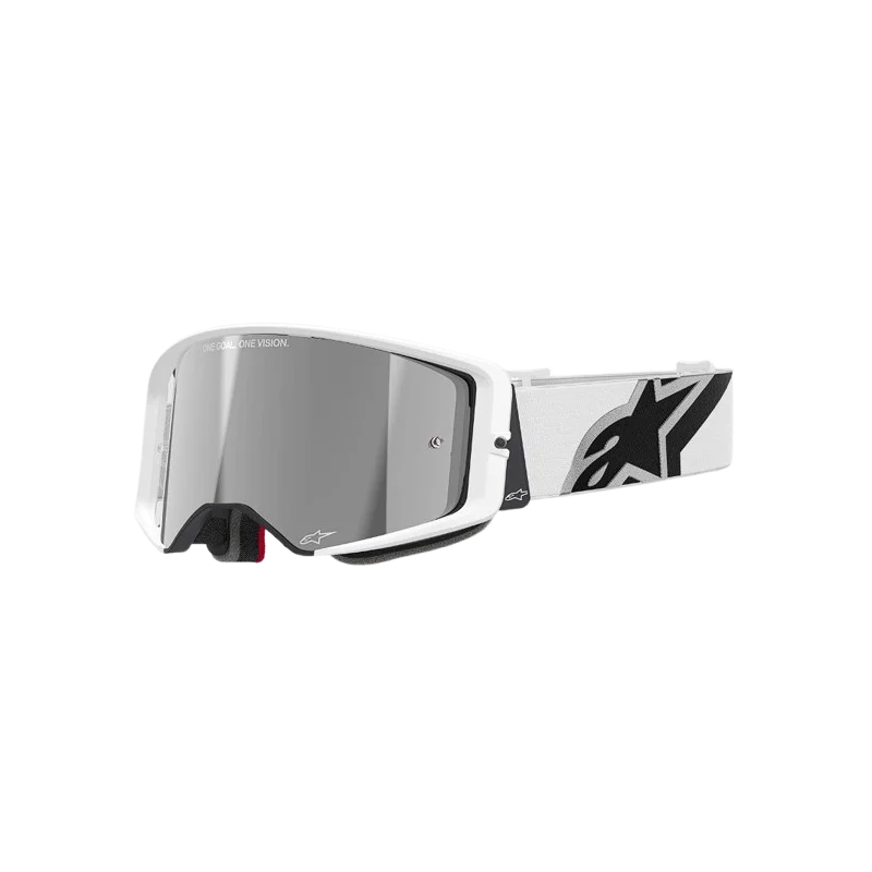 Mx Goggle Alpinestars Supertech Corp Absolute Vision White mirror lens 5100325-2055-OS Alpinestars Motocross Goggles