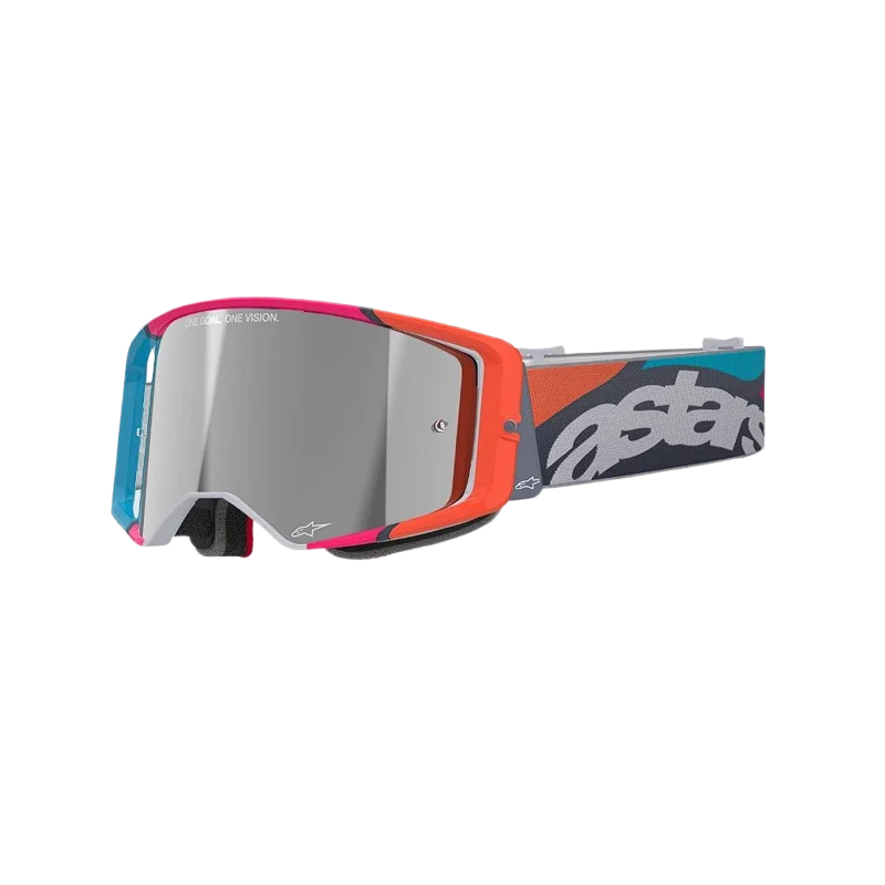 Mx Goggle Alpinestars Supertech Stream Grey Multi Mirror Lens 5100625-9309 Alpinestars Motocross Goggles