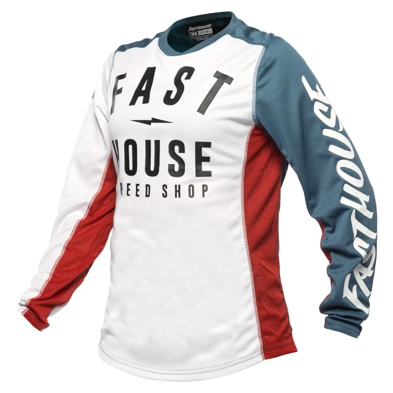 Jersey Fasthouse Grindhouse 24.2 Anthem white/teal 230003-13 Fasthouse Combo Jersey & Pant Motocross/Enduro