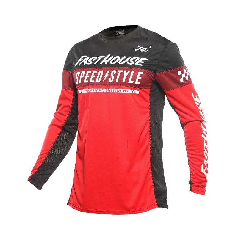 Youth Jersey Fasthouse Grindhouse 24.2 Akin red/black 260004-40 Fasthouse Kids Clothing Motocross Gear